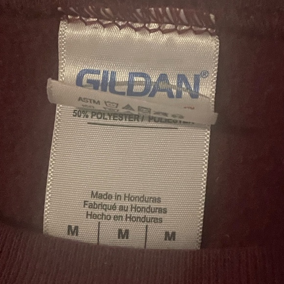 Hogwarts Alumni Gildan Sweatshirt Harry Potter Burgundy Size M GUC Unisex - Picture 5 of 8